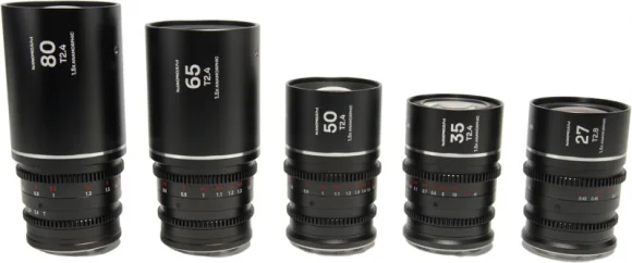 Objektyvas Laowa Nanomorph S35 Prime 5-Lens Bundle (27+35+50+65+80mm) Silver for Sony