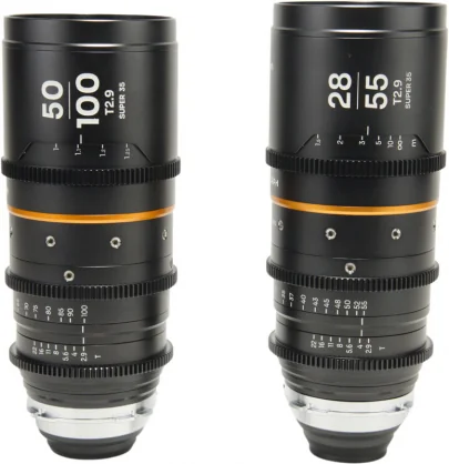 Objektyvas Laowa Nanomorph S35 Zoom 2-Lens Bundle (28-55mm, 50-100mm) (Amber) - Arri PL