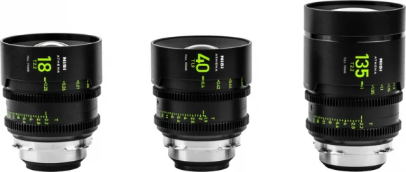 Objektyvas NiSi Cine Lens Set Athena Prime Add-On (3 Lenses) PL-Mount