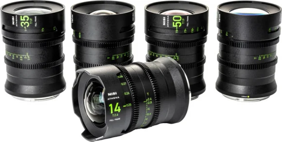 Objektyvas NiSi Cine Lens Set Athena Prime Fuji G-Mount