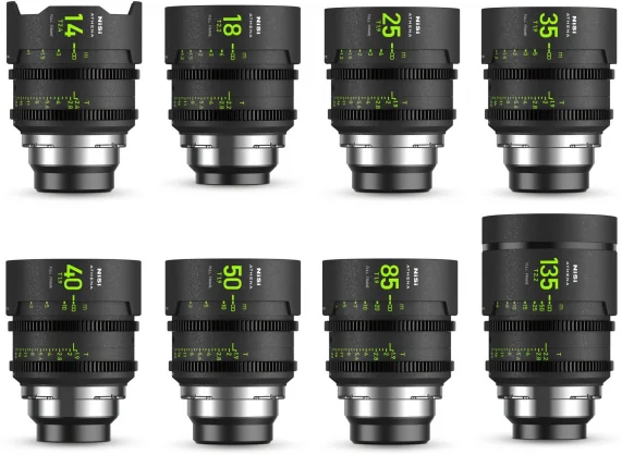 Objektyvas NiSi Cine Lens Set Athena Prime Master (8 Lwnses) PL-Mount