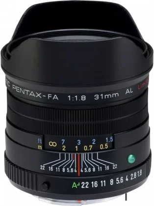 Objektyvas Pentax SMC FA 31mm F/ 1.8 AL Limited Black