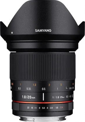 Objektyvas Samyang 20mm f/ 1.8 ED AS UMC Canon M