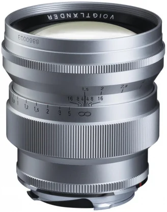 Objektyvas Voigtlander Nokton 75 mm F/ 1.5 for Leica M Silver
