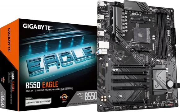 Pagrindinė plokštė Gigabyte B550 Eagle