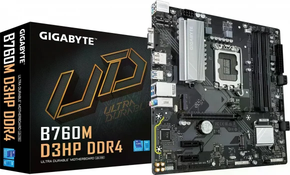 Pagrindinė plokštė Gigabyte B760M D3HP DDR4 LGA1700