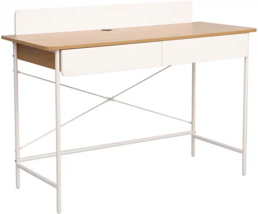 Pietų stalas Evelekt FERDIE 120x48x88cm brown/ white