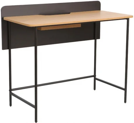 Pietų stalas Evelekt HARPER 100x49,5x85cm brown/ black