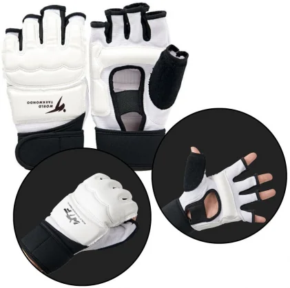 Pirštinės LEAN Sports Gloves For Taekwondo Case White Size XS