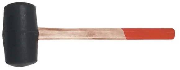 Plaktukas Top Tools Top Tools guminis plaktukas medine rankena 350g 260mm (02A320)