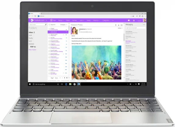 Planšetinis kompiuteris Lenovo Miix 320-10ICR 10.1" x5-Z8350 2GB 64GB W10(PL) sidabrinis