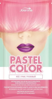Plaukų dažai Joanna Joanna Szampon koloryzujący Pastel Color Róż 35g