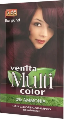 Plaukų dažai NoName VENITA MultiColor coloring shampoo 5.65 Burgundy 40g