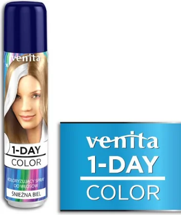 Plaukų dažai Venita Venita 1-Day color spray 1 Śnieżna biel