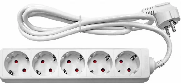 Prailgintuvas BESK 9037201 5m 3Gx1.5mm White