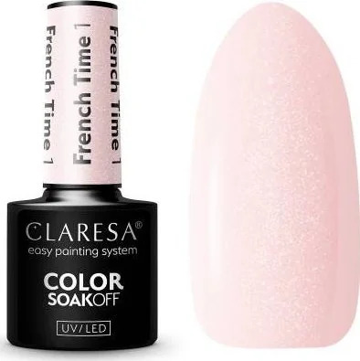 Produktas Claresa Claresa Lakier hybrydowy do paznokci FRENCH TIME - 1 5g