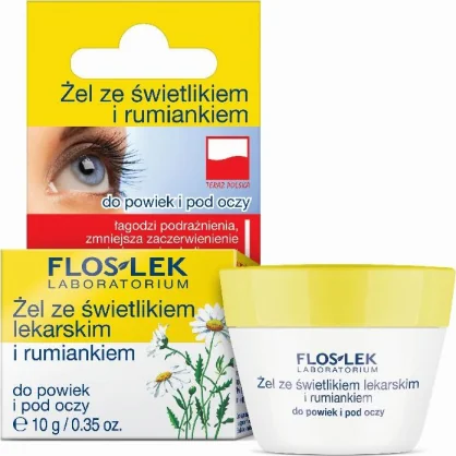Produktas Floslek Floslek Żel pod oczy ze świetlikiem lekarskim i rumianek 10g