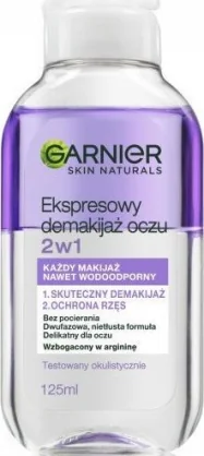 Produktas Garnier Garnier Skin Naturals Eye Make-up Remover 2in1 płyn do demakijażu oczu