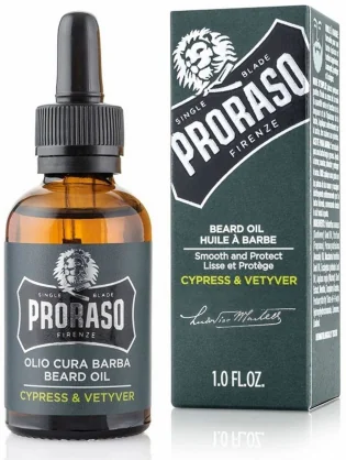 PRORASO Cypress & Vetyver barzdos aliejus 30ml