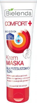 Rankų kremas Bielenda Bielenda Comfort + Cream-Mask for dry hands 75ml