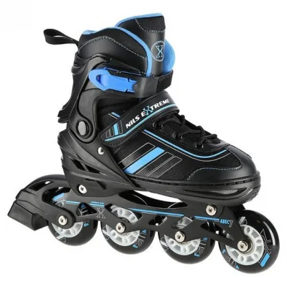 Riedučiai NILS Extreme _7288072 NH18191 2in1 BLACK-BLUE SIZE M. M(34-38) INLINE SKATES WITH D