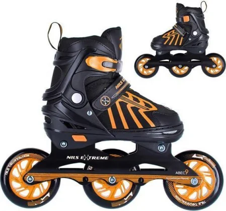 Riedučiai NILS Extreme Nils Extreme NA18812A speed adjustable orange roller skates r. 29