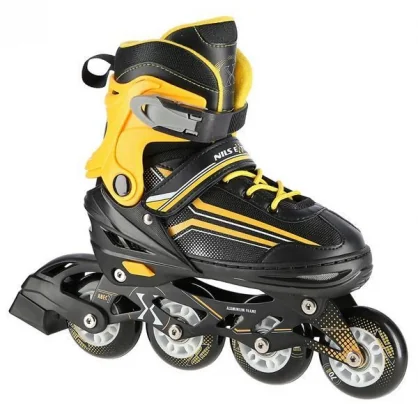 Riedučiai NILS Extreme NILS EXTREME NH18190 2IN1 SKATES BLACK/ ORANGE SIZE. L (39-43) WITH INT