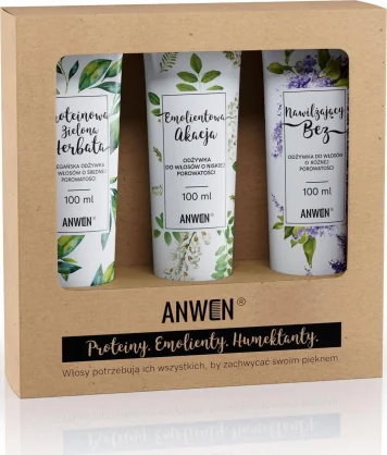 Rinkinys Anwen Anwen ANWEN_SET Odżywki do włosów o niskiej porowatości Proteinowa Zie