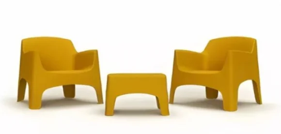 Rinkinys BICA Set Ibiza Terrace Yellow
