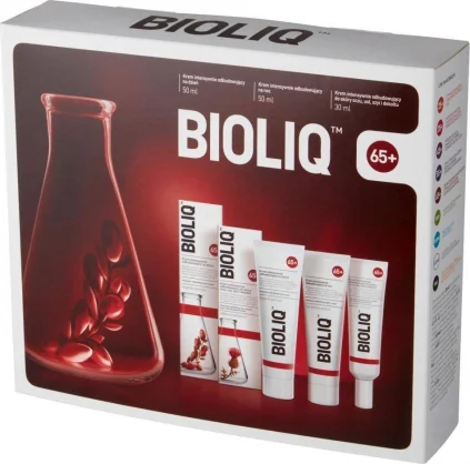Rinkinys BioliQ BioliQ BIOLIQ 65+ zestaw krem na dzień 50ml + krem na noc 50ml + krem