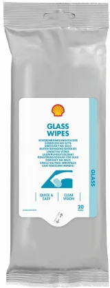 Salono priežiūros priemonė SHELL Glass Wipes 20pcs