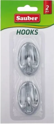 Sauber 24850201 3x4,7cm 2pcs Silver