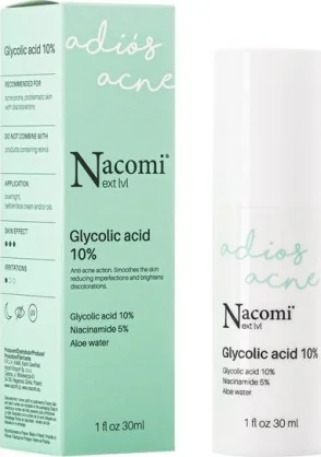 Serumas Nacomi Nacomi Next Level Glycolic Acid 10% serum z glykolowym kwasem
