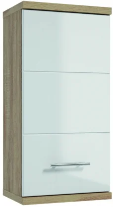 Sieninė spintelė DEFTRANS Bari A35 White/ Wood