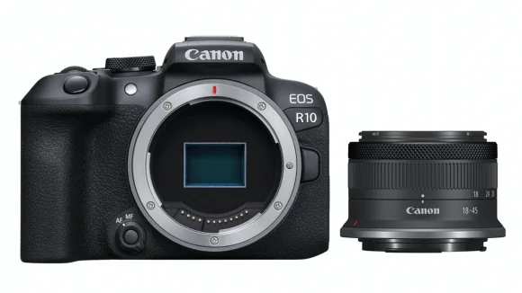 Sisteminis fotoaparatas Canon EOS-R10 + RF-S 18-45 IS STM