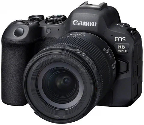 Sisteminis fotoaparatas Canon EOS-R6 Mark II + RF 24-105 mm F4 – 7.1 IS STM