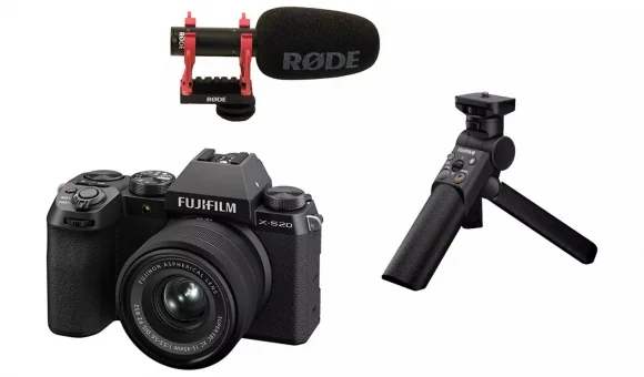 Sisteminis fotoaparatas Fujifilm X-S20 + XC 15-45mm Vlogger Kit Black