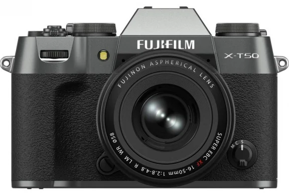 Sisteminis fotoaparatas Fujifilm X-T50 + XF 16-50mm F2.8-4.8 R LM Charcoal Silver