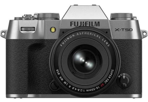 Sisteminis fotoaparatas Fujifilm X-T50 + XF 16-50mm F2.8-4.8 R LM Silver