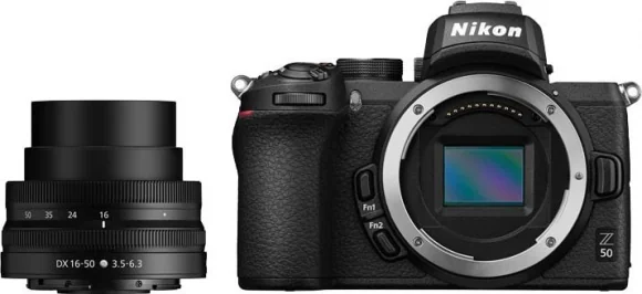 Sisteminis fotoaparatas Nikon Nikon Z50 + 16-50mm F3.5-6.3 VR Black