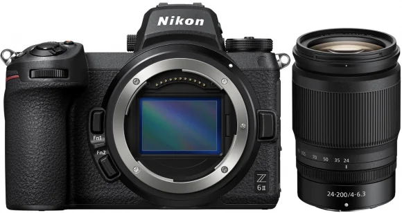 Sisteminis fotoaparatas Nikon Z 6II + Nikkor Z 24-200mm f/ 4-6.3 VR Black