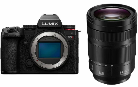 Sisteminis fotoaparatas Panasonic Lumix S5 II + 24-105mm Black
