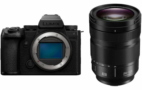 Sisteminis fotoaparatas Panasonic Lumix S5 IIX + 24-105mm Black