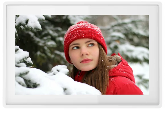 Skaitmeniniai rėmelis Denver PFF-1021 White