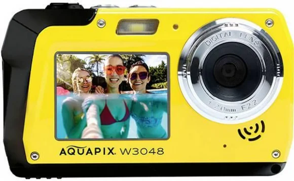 Skaitmeninis fotoaparatas Easypix AquaPix W3048 geltonas