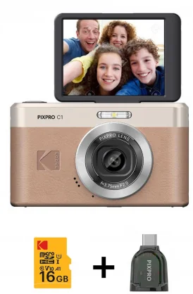 Skaitmeninis fotoaparatas Kodak Pixpro C1 Bundle Brown