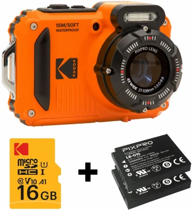 Skaitmeninis fotoaparatas Kodak PixPro WPZ2 Special Pack Orange