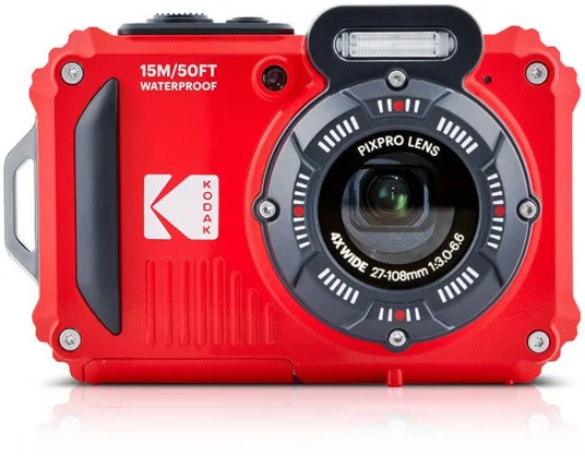 Skaitmeninis fotoaparatas Kodak WPZ2 Raudonas