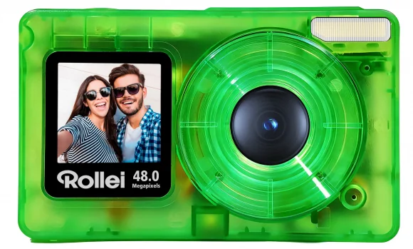 Skaitmeninis fotoaparatas Rollei Compactline Pocket Green