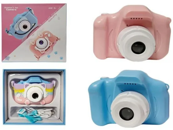 Skaitmeninis fotoaparatas Swede Children®s Fun Camera Pink or Blue